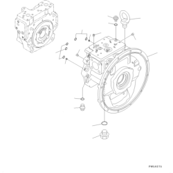 гідронасос Komatsu PC190lc