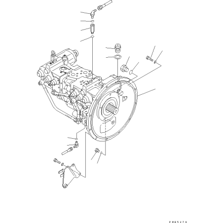 7082L00065 Hydraulic Pump Komatsu PC220lc
