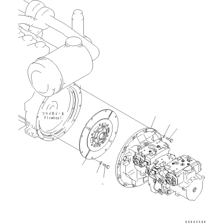 7055221190 Hydraulic Pump Komatsu PC600lc