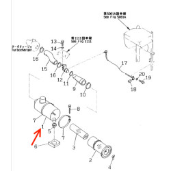 205-01-K1500 КОРПУС ПОВІТРЯНОГО ФІЛЬТРА KOMATSU PC210-240LC