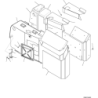 22e-54-21490 лист, фіксований капот komatsu pc27