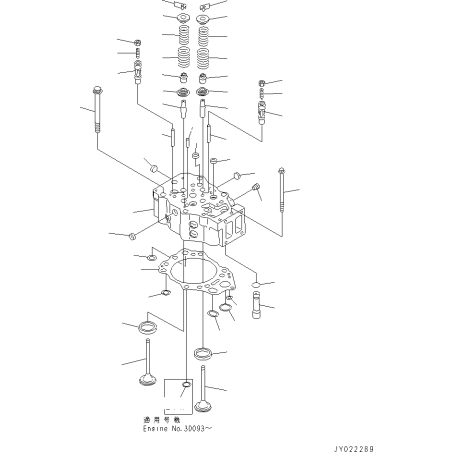 6217414110 клапан вппускний на дизельний двигун Komatsu 6D140,SA12V140,SAA12V140E,SAA6D140E,WA501