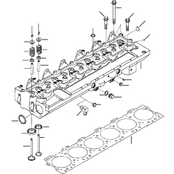 6742-01-4360 прокладка гбц komatsu 850b, 870b, gd650a, s6d114e, sa6d114e, wa320