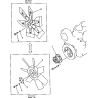 6006256620 вентилятор охолодження двигуна KOMATSU 6PC200, PC210, PC220, PC240