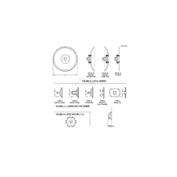 Диск R135537 трактор John Deere