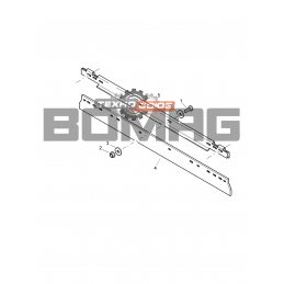 Скребок вальца BOMAG BW120 AD-3