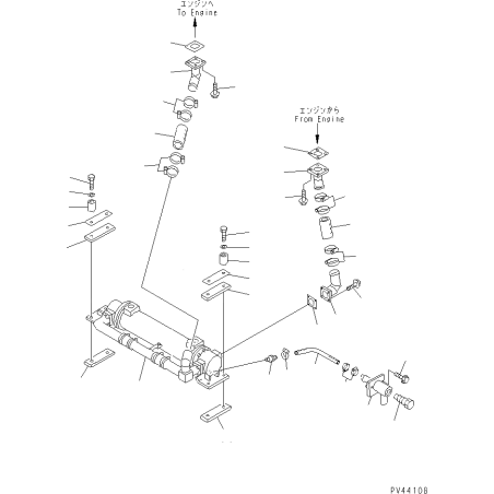 07102-20434 ШЛАНГ KOMATSU WA,HD,PC3000