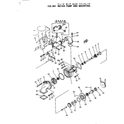 6162-63-1012 water pump engine Komatsu S6D170