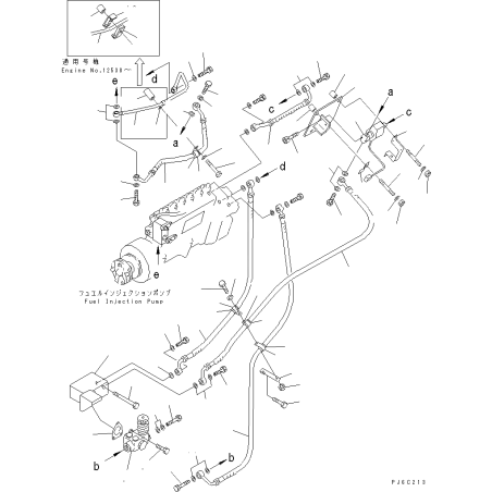 6215-71-7830 ШЛАНГ KOMATSU SA12V140-1U