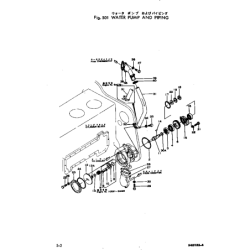 6124-61-1004 помпа, водяний насос охолодження двигуна  Komatsu S6D155