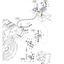 Рычаг хода BOMAG BW 135 AD.