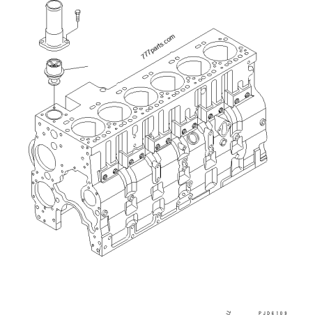 6741-61-1610 ТЕРМОСТАТ KOMATSU WA,PC