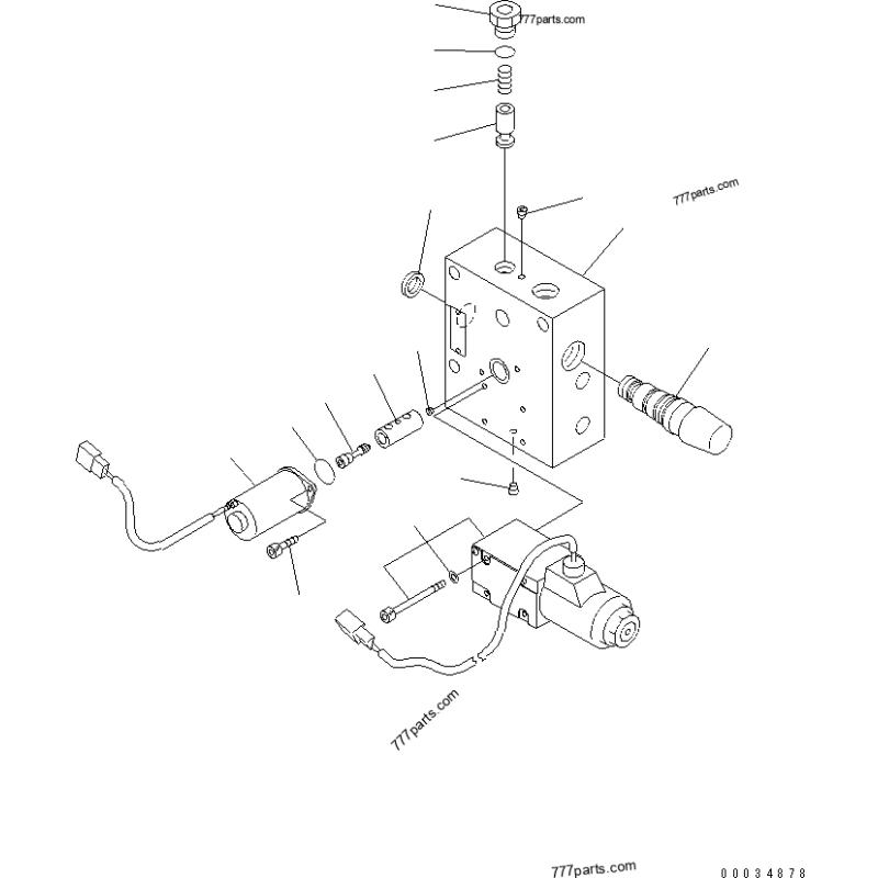 uck0130d1096-0 саленоїдний клапан komatsu hd325, hd405, hd465, hd605, hd785, hm300, hm350, hm400