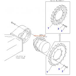 Бортовий редуктор KOMATSU...