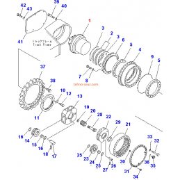 Бортовий редуктор KOMATSU...