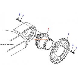 Бортовий редуктор KOMATSU...