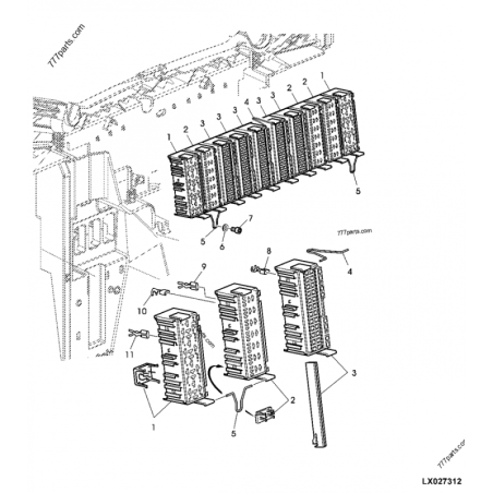 57M8054 електричний роз'єм  57M8054 John Deere