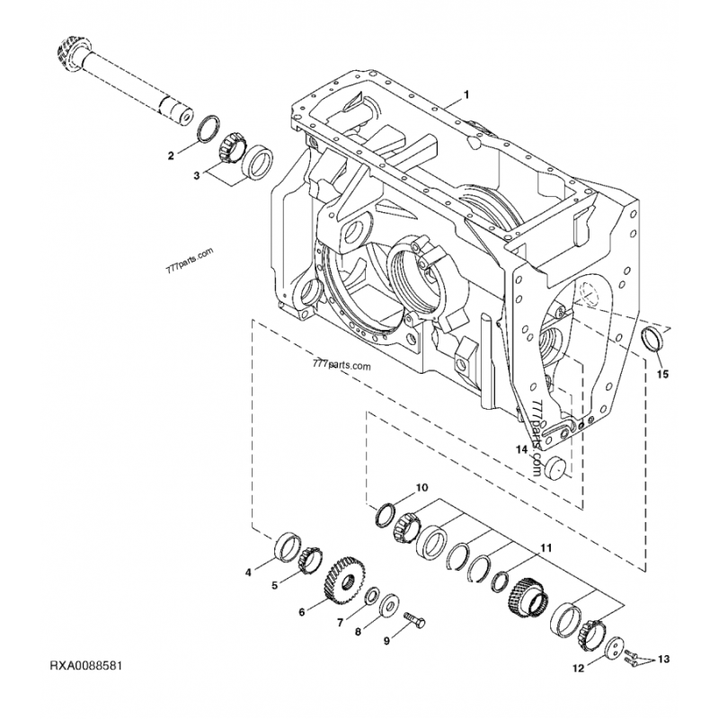 шайба з отвором для мастила R193851 John Deere