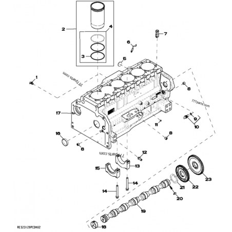 роздільна втулка з отвором R527877 John Deere