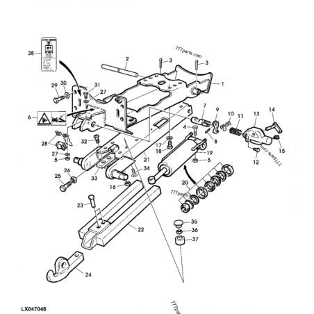 фланцевий гвинт L156442 John Deere
