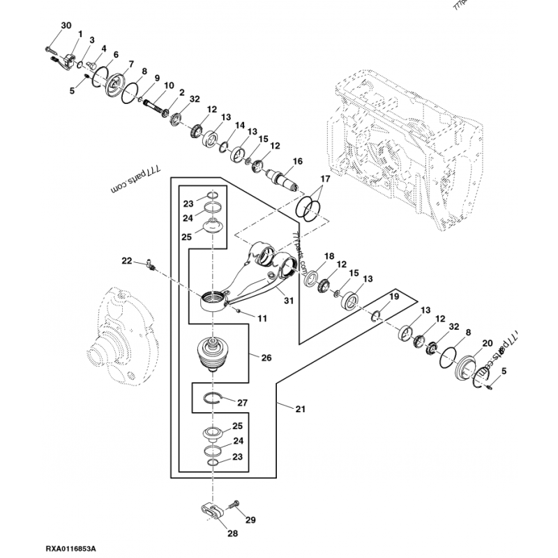 R230004 ковпачок  R230004 John Deere