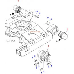 Бортовий редуктор KOMATSU...