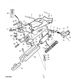 фланцевий гвинт L156442 John Deere