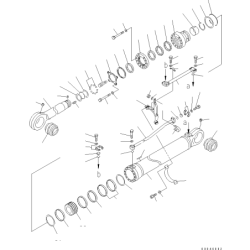 707-44-18280 ремкомплект гідро циліндра KOMATSU PC200, PC210, PC220