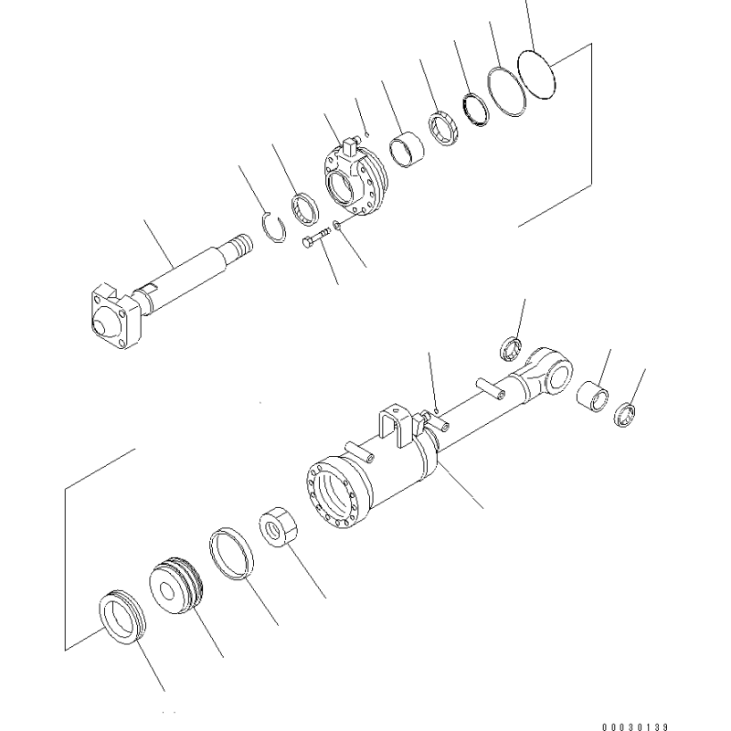 707-99-52160 ремкомплект гідро циліндра KOMATSU D61EX, D61PX, D65EX, D85ESS
