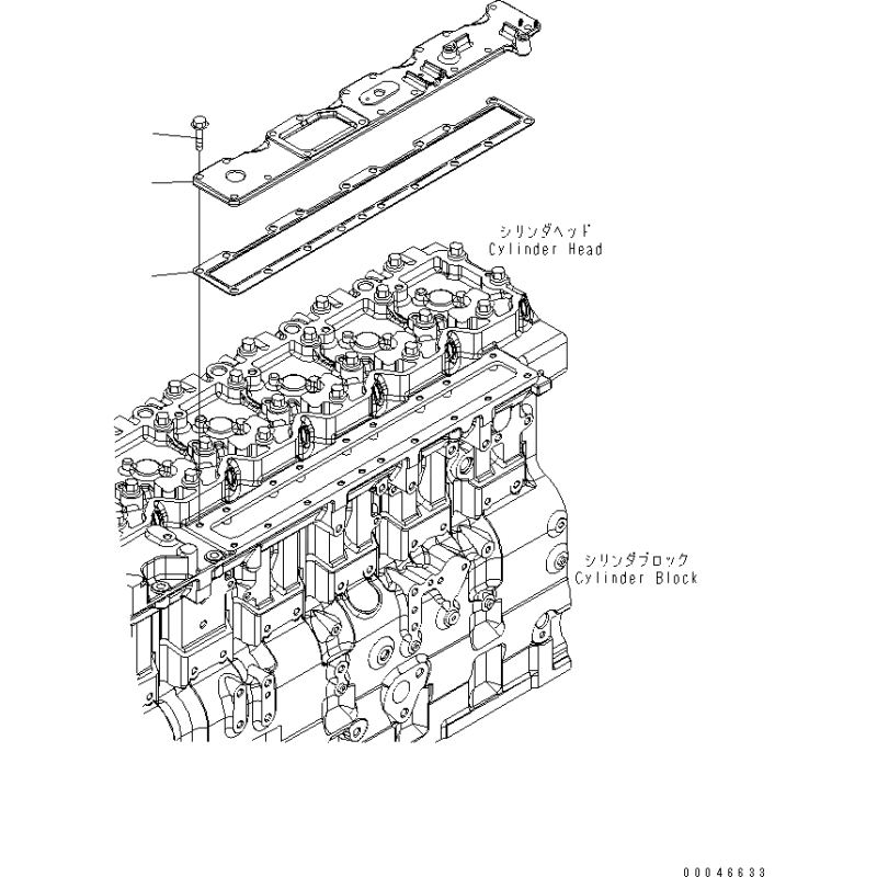 6745-11-4120, 6745114120 прокладка впусного колектора KOMATSU PC300, PC350, SAA6D114E, WA430