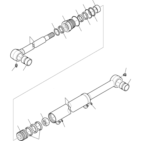 707-99-15730, 7079915730 комплект ущільнень циліндра KOMATSU Wb91r5, Wb93r5