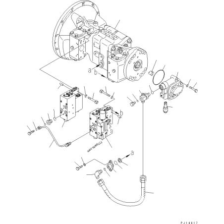 708-25-04061, 7082504061 гідронасос KOMATSU PC220, PC240