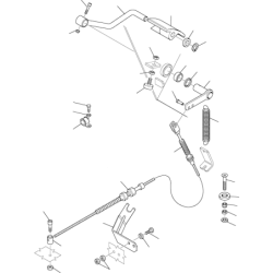 395-56-11611, 3955611611 трос газу KOMATSU WH6