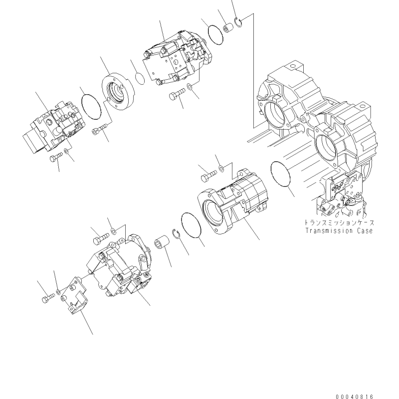 708-1W-00740, 7081W00740 гідравлічний насос KOMATSU WA380, WA430 708-1W-00740, 7081W00740 гідравлічний насос KOMATSU WA380, WA430