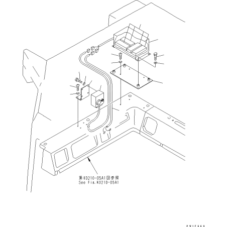 7861-92-5330, 7861925330 датчик KOMATSU 330m, D85p