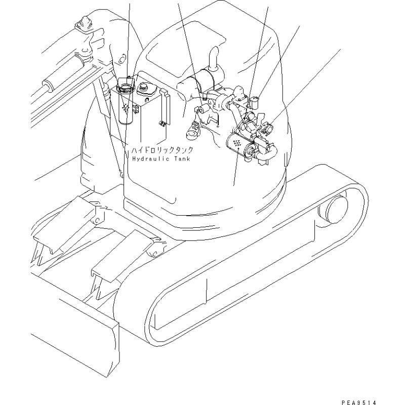 04121-21748 ремінь генератора KOMATSU 6D95l, PC128uu, S4D95l, S6D95l