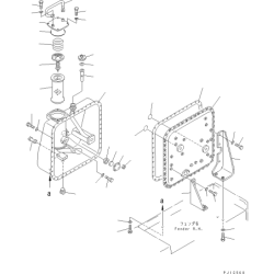 07063-01100 hydraulic filter komatsu pc70, pc100, pc120, pc128