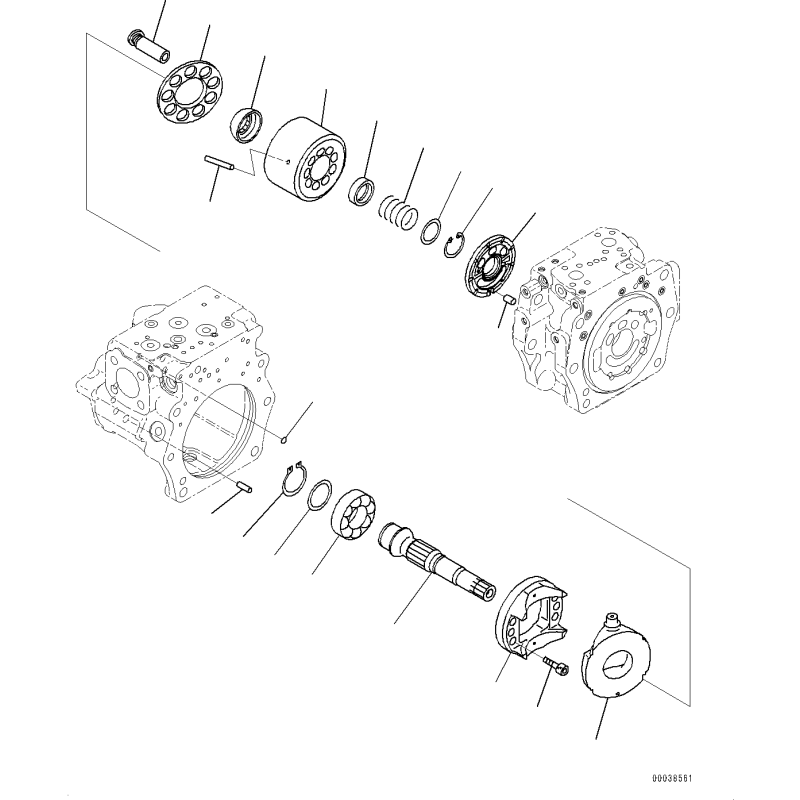 708-2g-00700, 7082g00700 гідронасос KOMATSU PC300, PC340 708-2g-00700, 7082g00700 гідронасос KOMATSU PC300, PC340