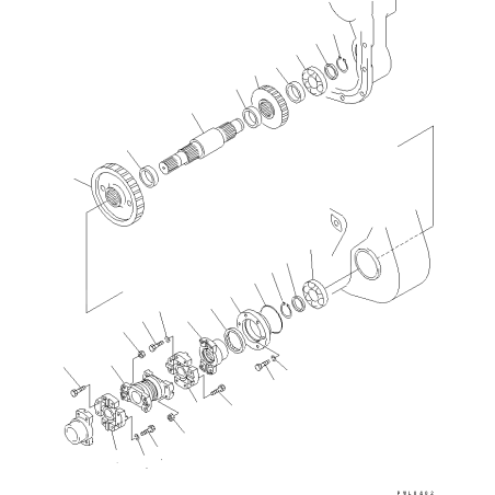 07012-40085, 0701240085 сальник KOMATSU D20, D60, D155, D355