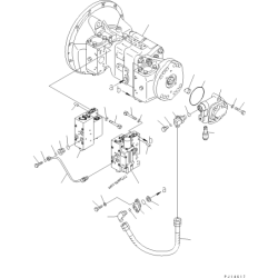 708-25-04061, 7082504061 гідронасос KOMATSU PC220, PC240