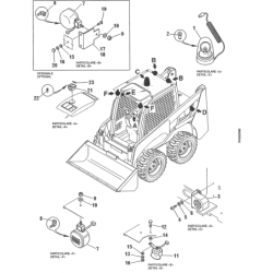 885111132 головне світло KOMATSU CK20, CK25, CK30