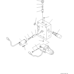 UCK0130D1096-0, UCK0130D10960 соленоїдний клапан KOMATSU HD325, HD405, HD465