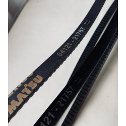 04121-21757, 0412121757 ремінь генератора KOMATSU 6D105, 6D95l, S4D105, S6D105