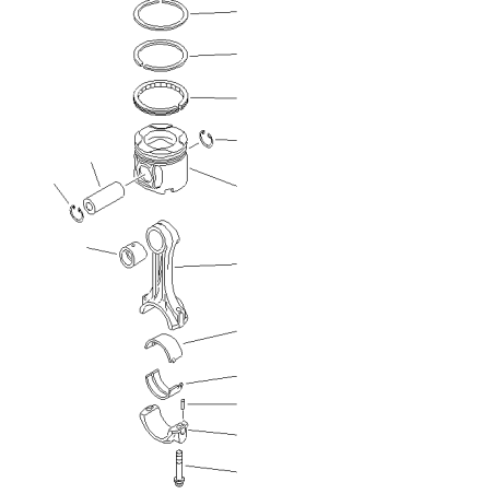 6210-32-3040 вкладиш шатуна KOMATSU 6D140, S6D140, S6D140E