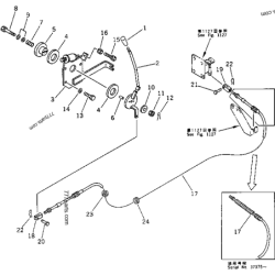 205-43-71161 трос керування подачею палива KOMATSU BP500, PC200, PC220, PC240, PF5, PW200, PW210