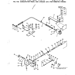 561-43-41210 трос педалі акселератора KOMATSU HD785