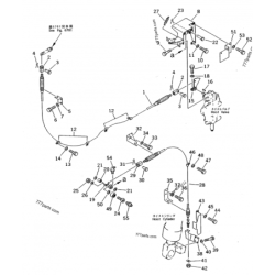 569-43-62212 трос керування розвантаженням KOMATSU HD465, HD605