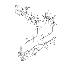 207-43-35141 трос керування рухом KOMATSU PC300, PC400
