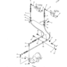 423-43-18231 трос керування робочим обладнанням KOMATSU WA350, WA380, WA400, WA420