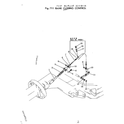 238-43-19130 трос керування укосами KOMATSU GD500R, GD505A, GD600R